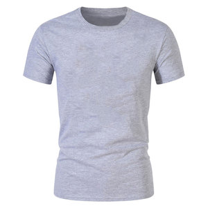 Premium Quality Men's T Shirts Casual Wear Round Neck Men's Solid Custom Printed Logo Short Sleeves in Best Price Low MOQ - Product Image 4