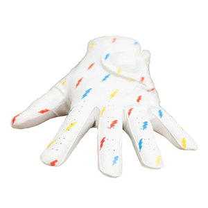 ถุงมือกอล์ฟหนัง PU สีขาวพร้อมลายสายฟ้าสีสันสดใส สำหรับมือซ้าย ป้องกันการลื่น ปิดด้วยแถบตีนตุ๊กแก ใช้ได้ทั้งชายและหญิง - Product Image 3
