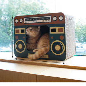 กระดาษแข็งที่ข่วนแบบโต้ตอบสำหรับแมวบ้านลูกฟูกแบบมีฟิล์มป้องกันเฟอร์นิเจอร์ล่าสุด - Product Image 5