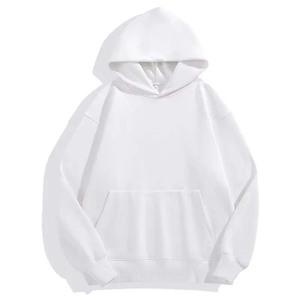 Sweat-shirt à capuche surdimensionné pour homme, durable, personnalisé, respirant, de haute qualité, brodé, uni, teint, automne, 100% coton - Product Image 1
