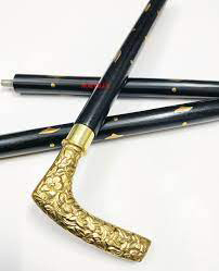 ไม้เท้าตกแต่งสไตล์วินเทจ36 "ไม้เท้าตกแต่งด้วยมือจับทองเหลืองไม้เท้าสำหรับกิจกรรมกลางแจ้งสำหรับชายและหญิง - Product Image 4