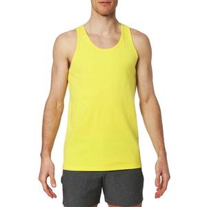 <b>Yellow</b> Cotton Tank Top Unisex Cotton Quick Drying Sports Vest Gym Tank Top Men - Product Image 2