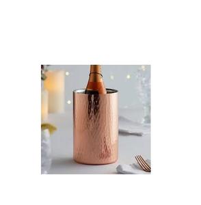 Haute qualité cuivre rouge acier inoxydable debout blanc refroidisseur de vin Champagne refroidisseur seau à glace pour forme hexagonale meilleure vente - Product Image 5