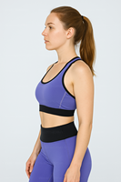Ensemble 2 pièces de sport grande taille personnalisé : soutien-gorge léger et respirant, et leggings taille haute extensibles anti-transpiration