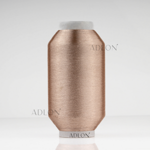 เส้นด้ายไนลอนสีเมทัลลิก adlon เกรด MS เกรดเกรดพรีเมี่ยมสีส้มอัลมอนด์39เส้นด้ายนับแข็งแรงและมันวาวสำหรับการทอและเสื้อผ้าเน้น - Product Image 4