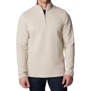 New Arrival Warm Material Fashion Half Zipper Regular Fit Custom Heavyweight Men's Half Zipper Sweatshirts OEM Serviced - Product Image 1