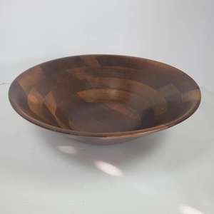 Ensaladera de madera pura para aperitivos de pasta de frutas verdes frescas y hermoso estilo de comedor casero - Product Image 4