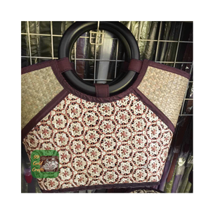 BOLSO TEJIDO NATURAL ECO FRIENDLY DE HIERBA MARINA PARA MUJER VENTA CALIENTE BOLSO DE PLAYA REGALO DE ESTILO DE VERANO BARATO AL POR MAYOR - Product Image 6