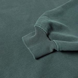 Streetwear personnalisé luxe vert clair lavage à l'acide à capuche français éponge poids lourd pull blanc sans cordes nouvelle mode 2025 - Product Image 5