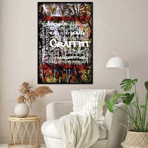 Affiche d'art graffiti pour décoration murale, affiche de style urbain - Product Image 5