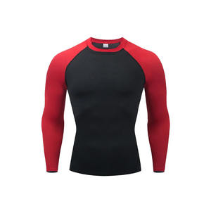 Sublimación personalizada para hombre para entrenamiento de lucha Rash Guard Plain Blank 100 Sublimación 100% Poliéster Rash Guard - Product Image 2