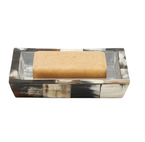 Porte-savon en corne de buffle plateau carré mural article décoratif porte-savon de salle de bain - Product Image 1