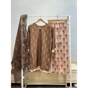 ชุดผ้าชีฟองลำลอง 3 ชิ้น รุ่นฟิวชั่น ลอว์น SL00250-3/4 แขนเสื้อ - Product Image 3