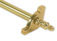 Supports de tige d'escalier non articulés en laiton de conception européenne durable Accessoires de fenêtre de porte de haute qualité pour hôtels appartements résidentiels