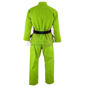 Conjunto de Uniforme de Jiu Jitsu Kimono BJJ de Corte Tradicional para Hombre, Delantero de Poliéster/Algodón, Transpirable, Duradero, Diseñado para - Product Image 3
