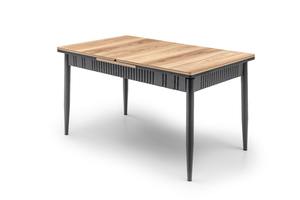 Elegante y Moderno Juego de Comedor de 1 Mesa y 6 Sillas con Acero Inoxidable para Mejorar la Cocina y la Villa - Product Image 5