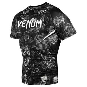 MMA BJJ Sublimated HD Print Rash Guard con pantalones cortos Set Compression Fit No Gi Sportswear Jiu Jitsu Kimono de Jiu Jitsu - Product Image 3