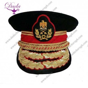 Gorra de Visera Bordada a Mano con Diseño Personalizable de Alta Calidad para Toda Temporada, Estilo General de la Guardia de la Nación de Colónel Gaddafi - Product Image 1