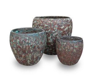 Precio al por mayor, bolas de cerámica decorativas baratas personalizadas, maceta decorativa esmaltada para exteriores con etiqueta personalizada - Product Image 1