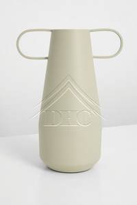 Vases à fleurs en métal élégants de différentes tailles pour la décoration intérieure de mariage-complétant les deux espaces traditionnels minimalistes côtiers - Product Image 4