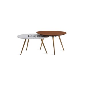 Mesa de centro hecha a mano, diseño lujoso, juego de mesa anidada de 2 muebles de sala de estar hechos a mano a precios razonables de la India - Product Image 1