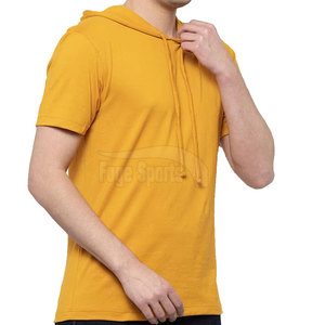 เสื้อฮู้ดแขนสั้นผู้ชายคอลเลคชั่นฤดูหนาววัสดุผ้าฝ้าย100% จากปากีสถาน - Product Image 2