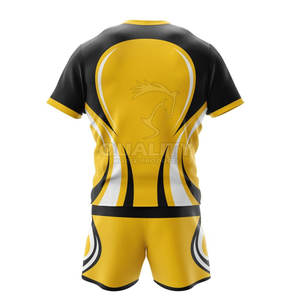 Meilleure vente ensemble de qualité uniforme de rugby léger en 100% tissu polyester respirant haut choix - Product Image 2