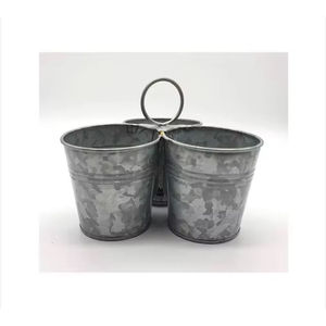 Macetas galvanizadas de calidad Superior, nuevo diseño atractivo, decoración para el hogar y el jardín, contenedor de plantas y maceta para uso en el jardín - Product Image 1