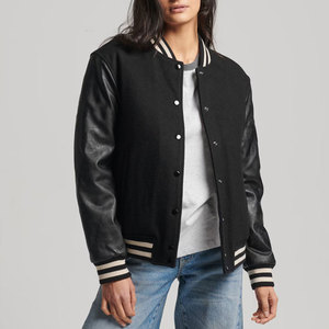 Chaqueta con letras de gran calidad de diseño único para mujer, las mejores chaquetas universitarias de manga larga a la moda para mujer - Product Image 1