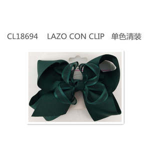 Pinzas para el pelo de estilo dulce de Navidad hechas a mano para niñas, 5cm, CLIP de lazo, 12u/C, cinta de satén, tela, Material de poliéster, bastante hecho a mano - Product Image 1