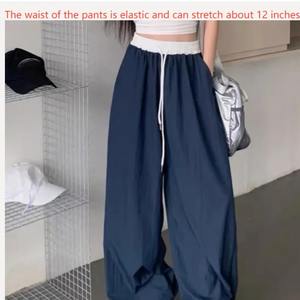 Pantalones de mujer de gran tamaño de alta calidad, pantalones Cargo elegantes de algodón orgánico para mujer, pantalones personalizados de diseño informal al por mayor - Product Image 5