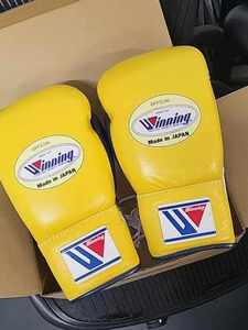 ถุงมือต่อยมวยแบบผูกเชือกถุงมือมวยสีเงินสีเหลืองโลโก้พิเศษออกแบบได้ตามที่ต้องการ - Product Image 6