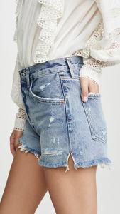 Pantalones cortos de mezclilla de moda para mujer, pantalones vaqueros de verano hechos a medida para mujer, pantalones cortos, pantalones, ropa informal simple - Product Image 5