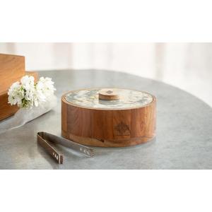 IndianArtVilla Wooden Serving & <b>Storage</b> Box for Multipurpose-8 Inch Tabletop for Home Hotel & Restaurant Use - Product Image 6