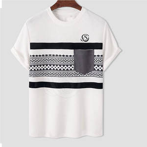 Camiseta de Hombre de Diseño Personalizado, 100% Algodón, Tela de Lona, Cuello Redondo, Secado Rápido, Ecológica, Alta Calidad, Precio Superior Profesional - Product Image 1