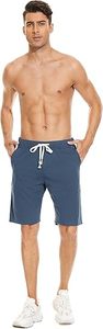 Pantalones cortos de poliéster y algodón de lana deportivos personalizados para hombre, pantalones cortos de invierno tejidos ecológicos de calidad, logotipo bordado, informal, sólido - Product Image 6