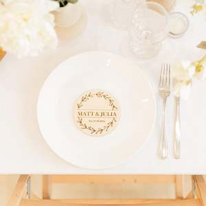 Juego de posavasos de madera de acacia natural y resina epoxi, diseño rústico con acabado liso, posavasos de piedra de regalo excelente - Product Image 3