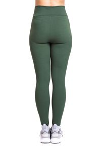 Mallas de Yoga de longitud completa personalizadas para mujer, mallas de gimnasio de entrenamiento suaves y mantecosas con pantalón de compresión de patrón sólido - Product Image 6