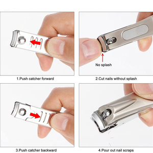ที่ตัดเล็บสแตนเลสอุปกรณ์ทำเล็บมือเล็บเท้าพร้อมใบมีดตรงคมสำหรับตัดเล็บทั้งนิ้วและเท้าดีไซน์ใหม่ - Product Image 6