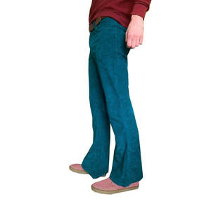 Nouveau design Pantalon évasé pour homme Taille haute Grammage lourd Style urbain Coupe ample Respirant Délavé OEM Personnalisé Tendance - Product Image 3