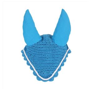 หมวกถักหูสีฟ้าอ่อนผ้าคอตตอนระบายอากาศได้ผ้าคอตตอนที่ครอบหูยืดได้ขายส่งผ้าคลุมหน้ารูปม้าบิน - Product Image 1