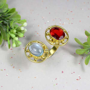 แหวนเงินสเตอร์ลิง925ผู้ชายขายส่งพร้อมพลอยโกเมนเครื่องประดับสุดโรแมนติกที่ดีมีขอบตั้งโทแพซทับทิมควอตซ์ทรงสี่เหลี่ยมผืนผ้า - Product Image 4