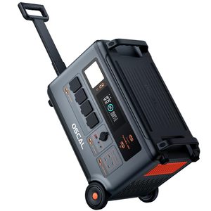 Station d'alimentation portable neuve 6000W avec 2 panneaux solaires 400W, générateur LiFePO4 3600Wh pour la maison et le camping en extérieur - Product Image 2