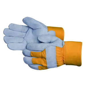 Gants de travail de sécurité en cuir de vachette bon marché Gants de travail pour l'industrie de la conduite et du jardinage - Product Image 6