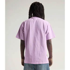 Camiseta de cuello redondo teñida con ropa Shaka Wear, camiseta personalizada de talla grande con estampado bordado liso para hombre - Product Image 2