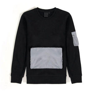 เสื้อสเวตเตอร์คอกลมผ้าฝ้ายสำหรับผู้ชายเสื้อวอร์มคอตตอนผ้าคอตตอนแบบปรับแต่งได้สไตล์ใหม่ - Product Image 1