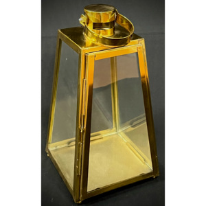 Wholesale High Quality Gold Plated Stainless Steel Metal <b>Candle</b> <b>Holder</b> <b>Lanterns</b> for Home & Outdoor Decorations - Product Image 2