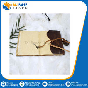 Mejor calidad Vintage antiguo de moda India fabricante diario de cuero diario A5/A4/B5 Deckle borde páginas PU regalos cuadernos - Product Image 2