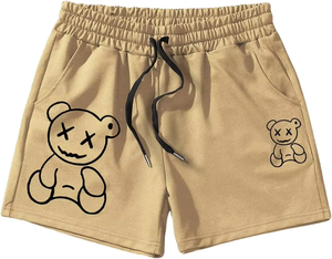 2025กางเกงขาสั้นผ้าฝ้ายแฟชั่นฤดูร้อนสำหรับผู้ชายกางเกงใส่ออกกำลังกายกางเกงขาสั้นใส่เล่นยิมพร้อมกระเป๋าปักโลโก้ผ้าตาข่ายแบบออกแบบได้ตามต้องการ - Product Image 2