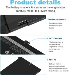 Batería de Repuesto OEM RJ40G para Laptop Latitude 14 5420/15 5520/Precision 15 3560 - Li-Polímero 15.2V 63Wh en Stock 180 Días - Product Image 5